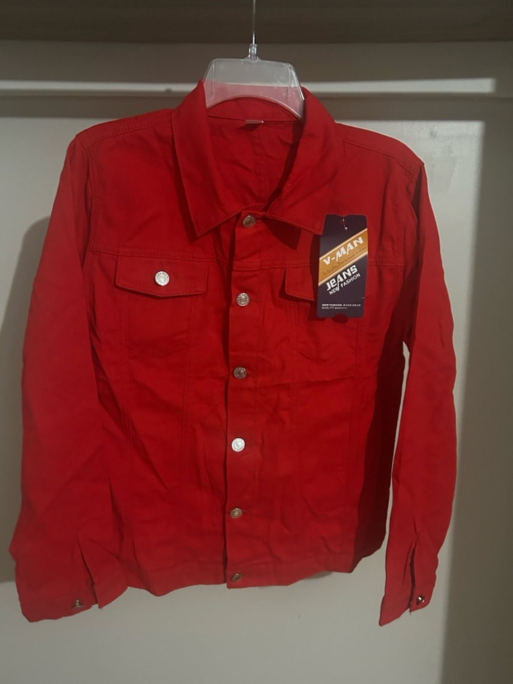 Zara Red Men's Shirt Jacket